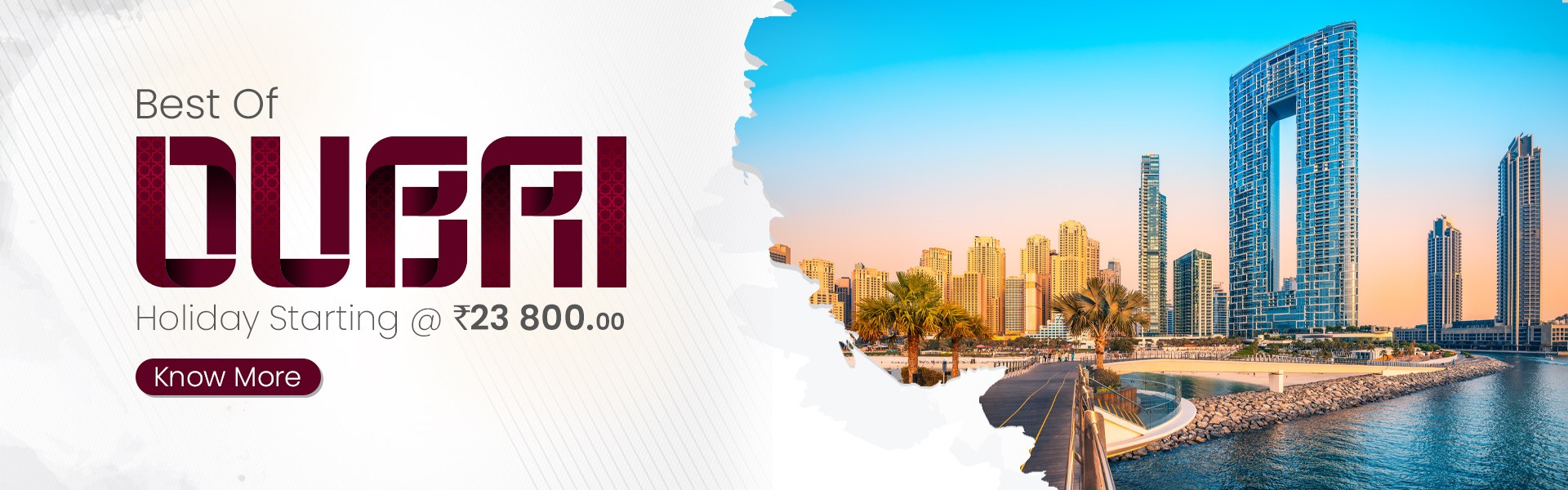 First slide banner