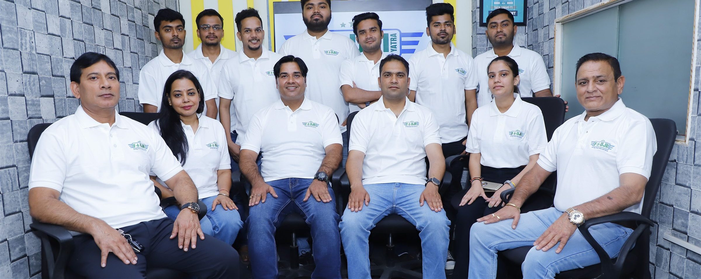 The Fauji Yatra team