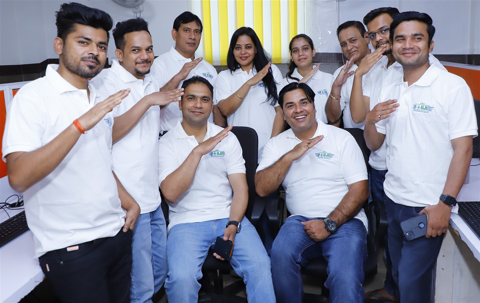 Fauji Yatra team members serving the Armed Forces community